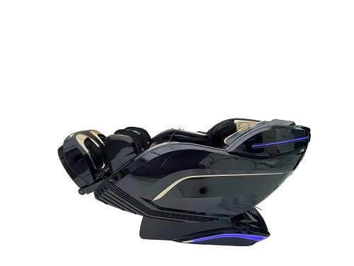 iRELAX Signature Massagesessel in Black – Seitenansicht freigestellt