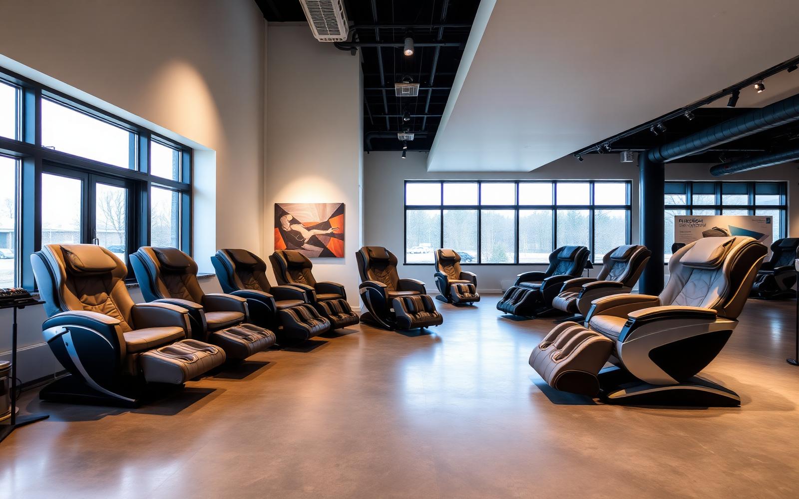 iRELAX Massagesessel Ausstellung im Showroom in Frauenfeld
